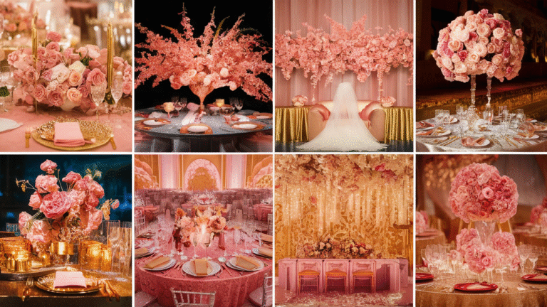 17 Pink and Gold Wedding Decor Ideas for a Glamorous Celebration