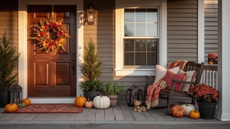 18 Simple Fall Porch Ideas for Small Spaces